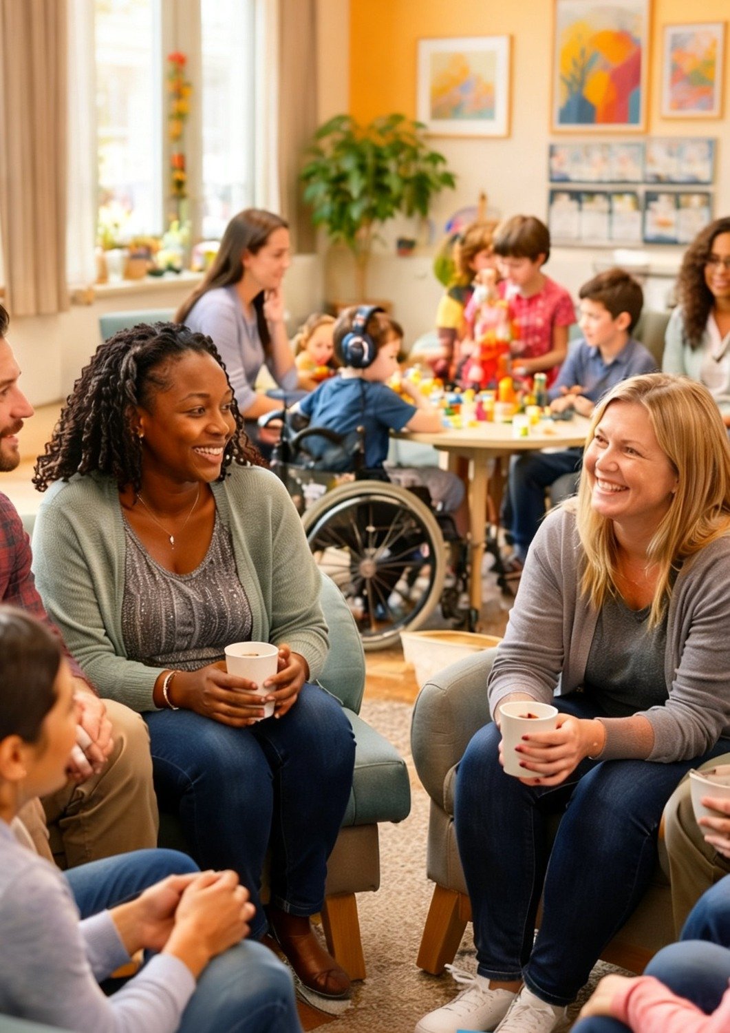 Pink Gold and White Playful Birthday Flyer