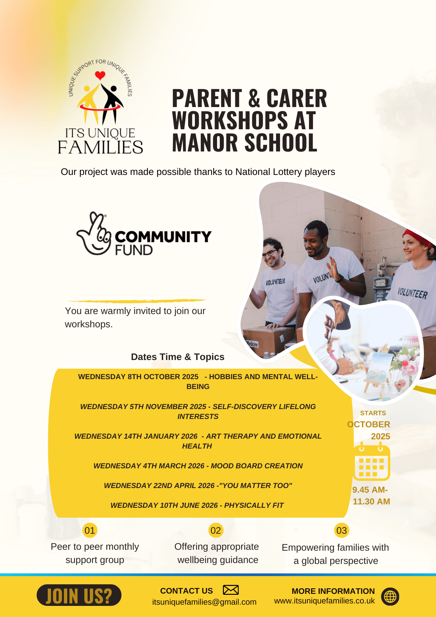 IUF workshops with manor school leaflet 25